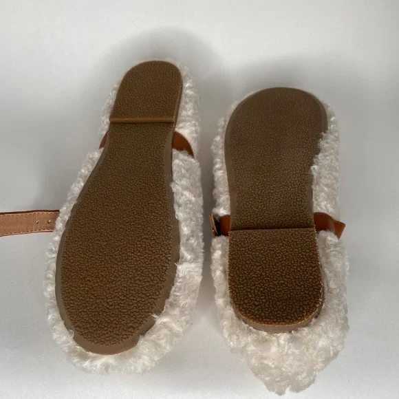 BUFFY MILK/CAMEL GIRL’S SHOES new (no box, no tags)